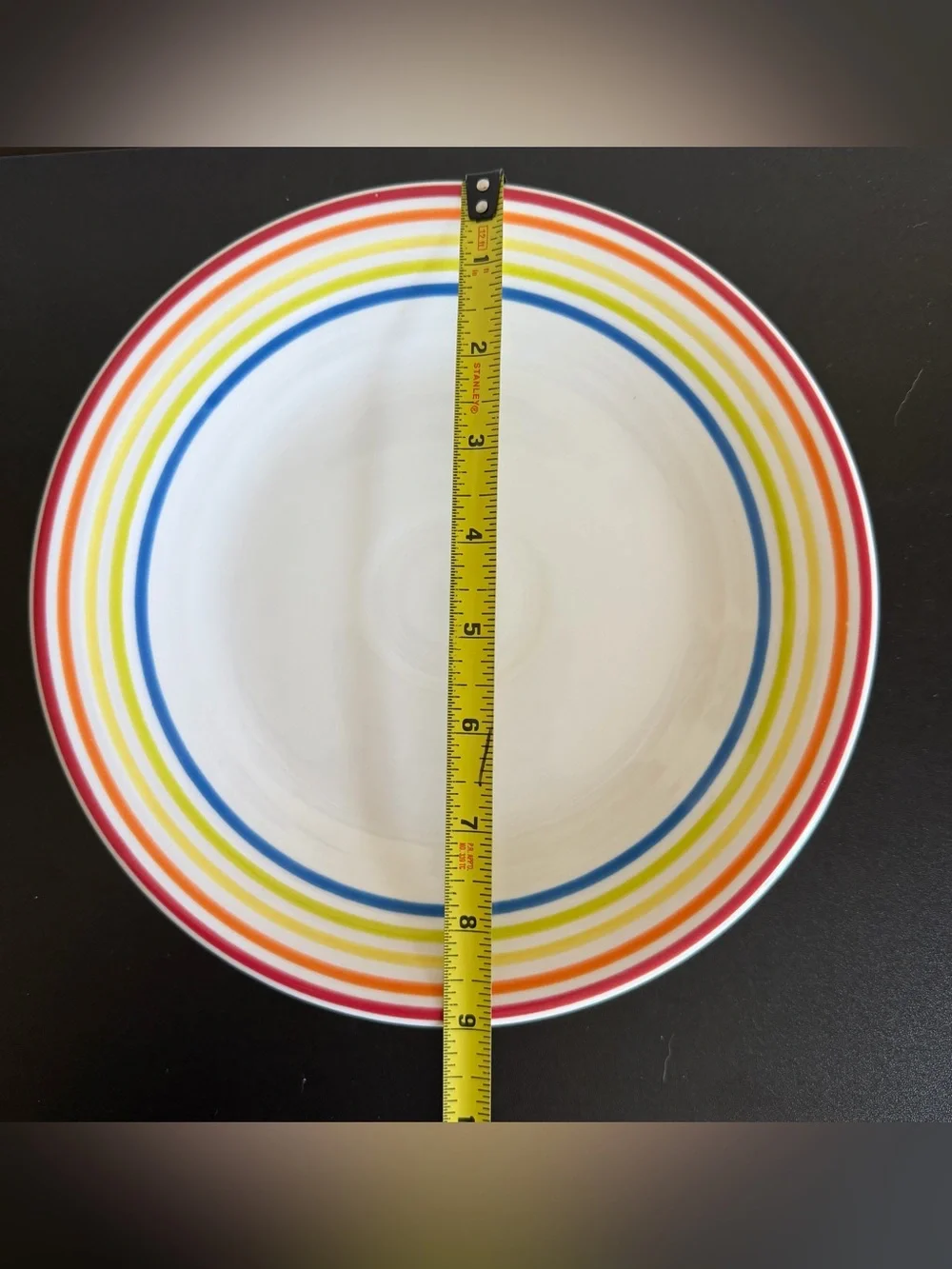 Set of 2 Fiesta Rainbow by Homer Laughlin dinner plates.
